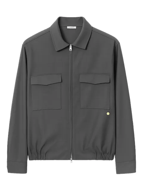 Greyed flap pocket zip jacket Grey GA1J0006N067