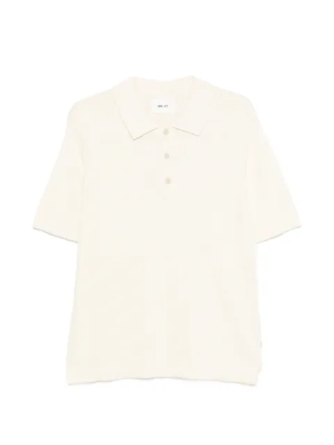 NN07 Randy textured polo shirt Neutrals 2526690654