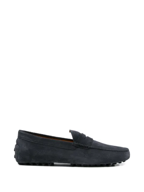 Tod's suede penny loafers Blue XXM22L00010RE0