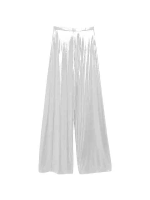 Norma Kamali Bias wide-leg trousers Silver ST1267LMT21058