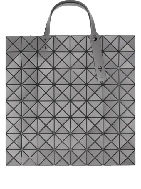 Issey Miyake Lucent Matte geometric-panelled tote bag Grey BB58AG682