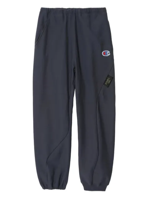 Undercover x Champion logo-patch track pants Blue UC2E15021