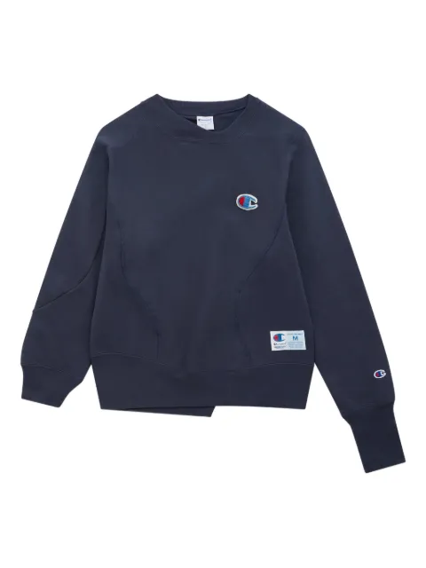 Undercover x Champion patchwork crew-neck sweatshirt Blue UC2E18011