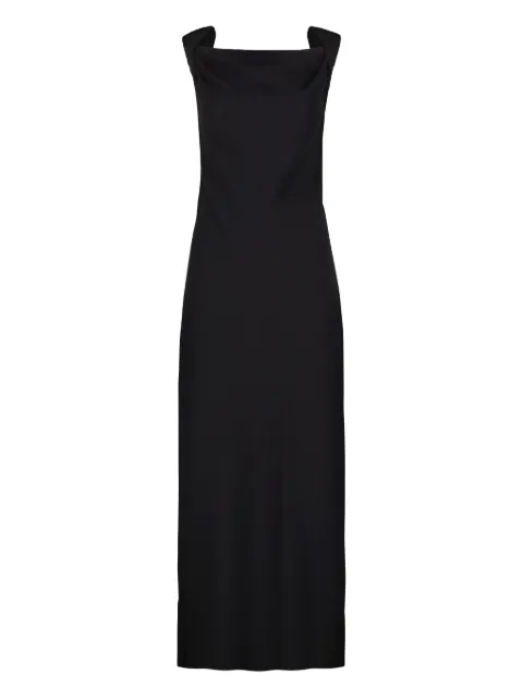The Row cowl-neck dress Black 10506W4201