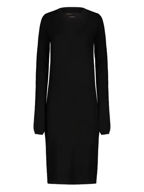 Frenckenberger long-sleeve cashmere mini dress Black W25366SA