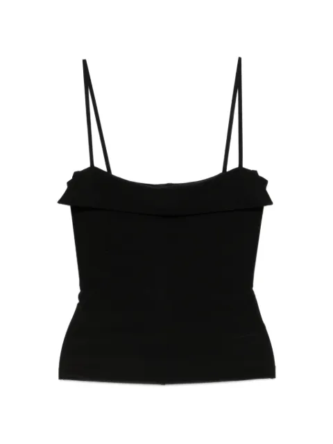 Nanushka Marinie square-neck top Black NW26PSTP17299