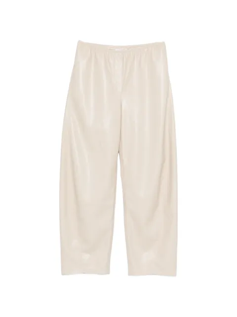 Nanushka elastic waist barrel leg trousers Neutrals NW26PSPA01171