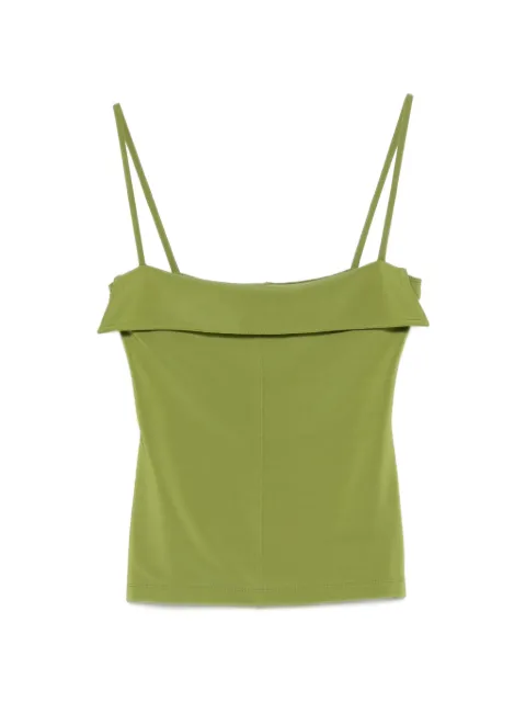 Nanushka Marinie square-neck top Green NW26PSTP17367