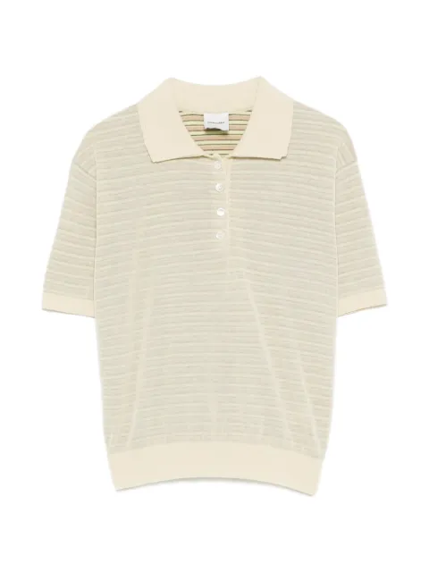Nanushka Ceneca polo shirt Neutrals NW26PSTP03811