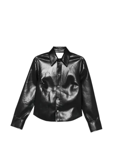 Nanushka cut-out shirt Black NW26PSTP00299