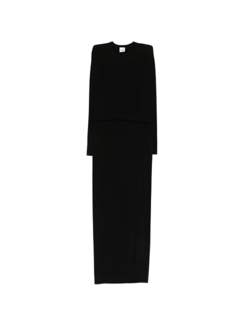 Nanushka Shada long-sleeve maxi dress Black NW26PSDR17699