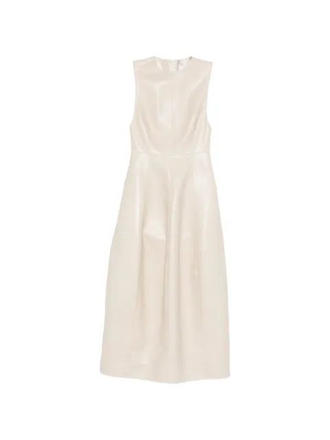 Nanushka crew-neck midi dress Neutrals NW26PSDR00771
