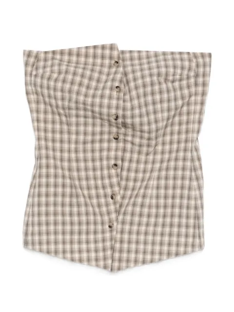 Nanushka Brites top Neutrals NW26PSTP11872
