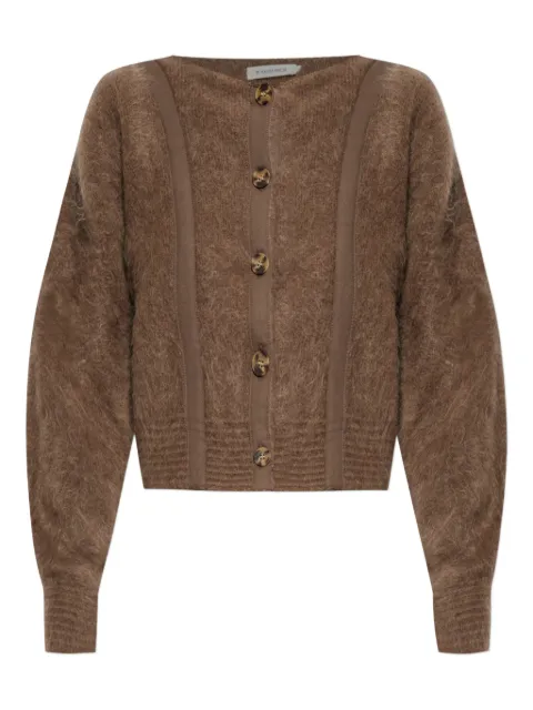 By Malene Birger Pernille buttoned panelled cardigan Brown 103442