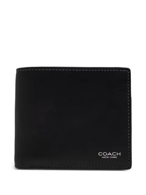 Coach 3-In-1 topstitched wallet Black CY911