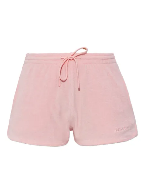 Hunza G drawstring shorts Pink TOWELLINGSHORTSCOTTON