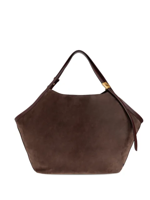 Kate Spade large Deco suede tote bag Brown KM498