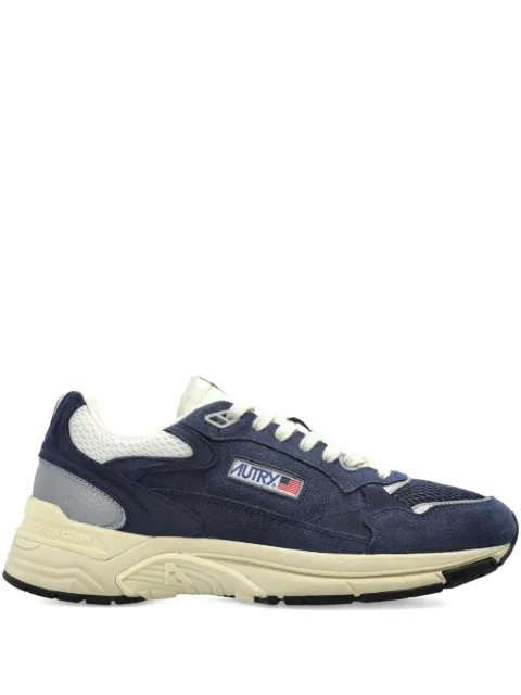 Autry Hyperway suede-panelled sneakers Blue HYLMUM01