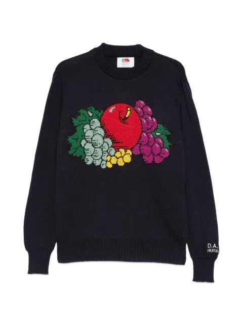 D.A.T.E. fruit print sweater Blue FA04STFRBL