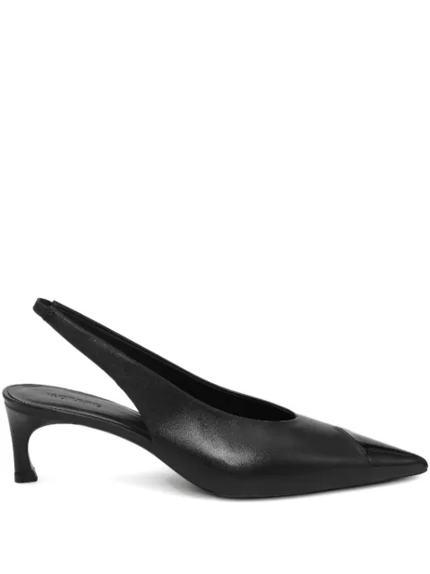 ROTATE BIRGER CHRISTENSEN slingback leather pumps Black 115986100