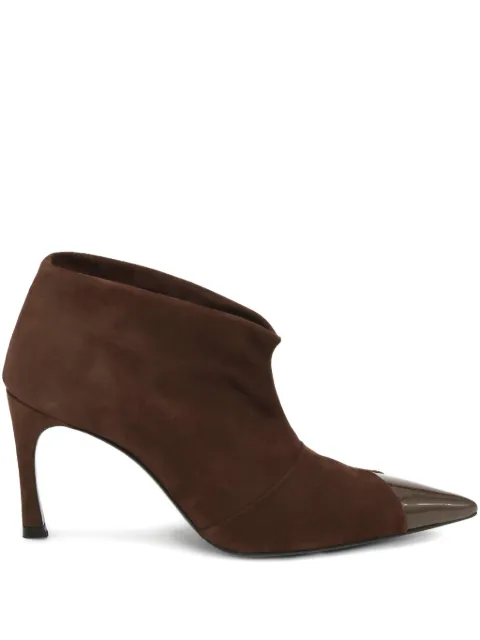 ROTATE BIRGER CHRISTENSEN pointed-toe suede boots Brown 115998573