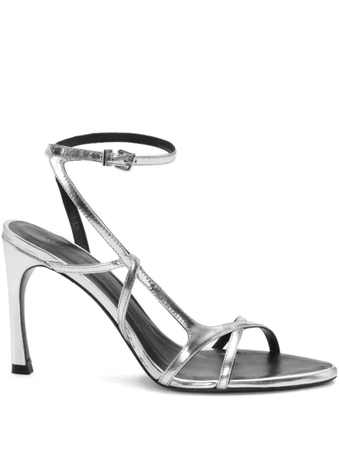 ROTATE BIRGER CHRISTENSEN strappy leather sandals Silver 1159902293BCR22122293