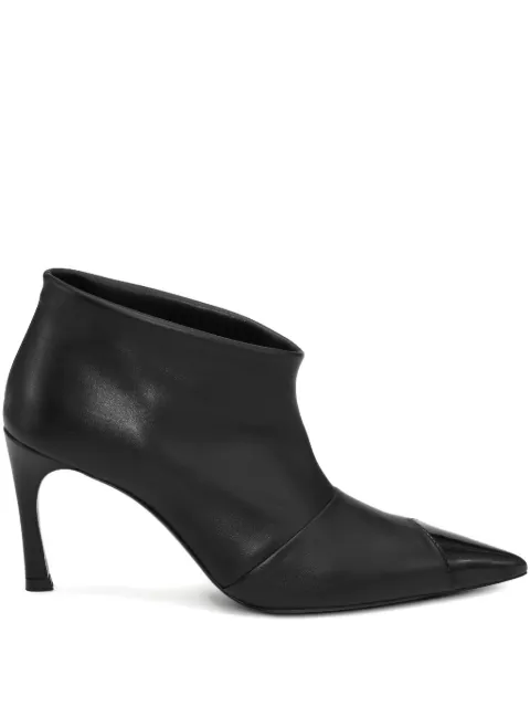 ROTATE BIRGER CHRISTENSEN pointed-toe leather boots Black 115997100