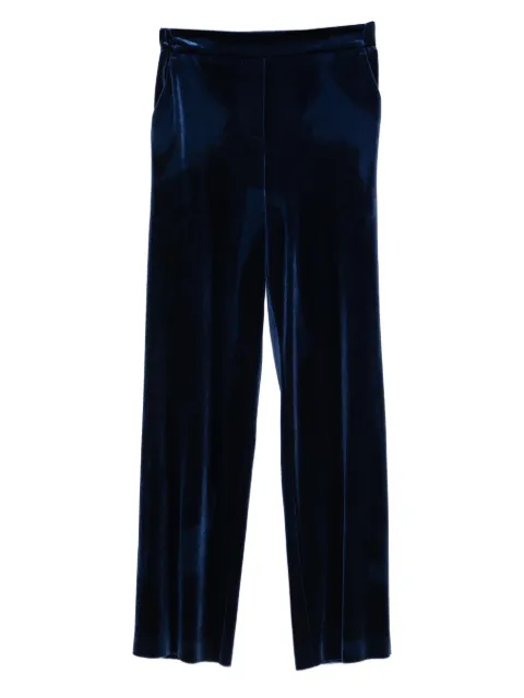 Blanca Vita pocketed straight trousers Blue PIKET7461