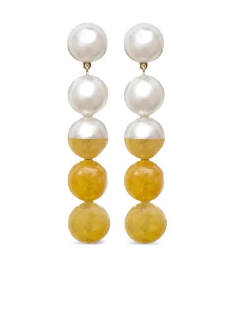 YUTAI 18K yellow gold pearl earrings Gold 0502E22000008