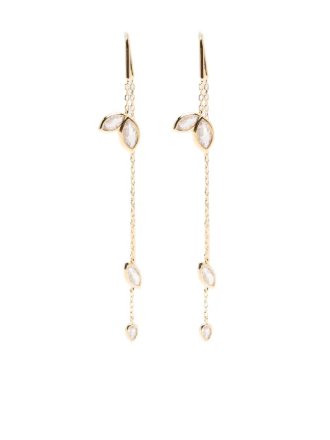 Maria Black Swift 04 leaf-detail earrings Gold 101132YGPAIR