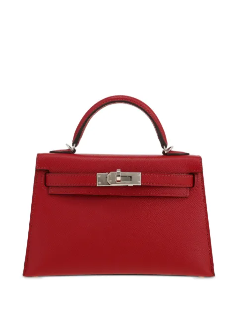 Hermès Pre-Owned 2021 Kelly 20 tote bag Red 424353