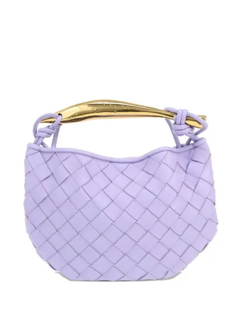 Bottega Veneta Pre-Owned 2020's mini Sardine intrecciato tote bag Purple 423056
