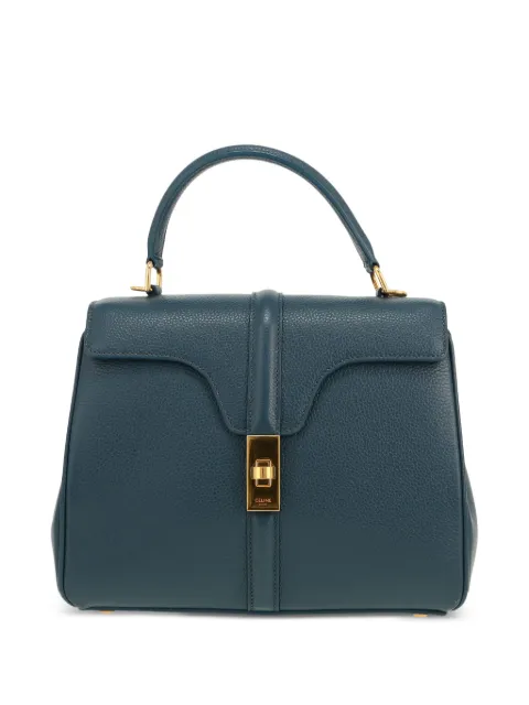 Celine Pre-Owned 2020's 16 grained-leather tote bag Blue 421998