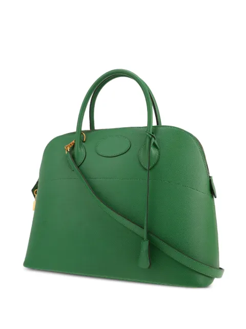 Hermès Pre-Owned 1995 Bolide 35 leather tote bag Green 417587
