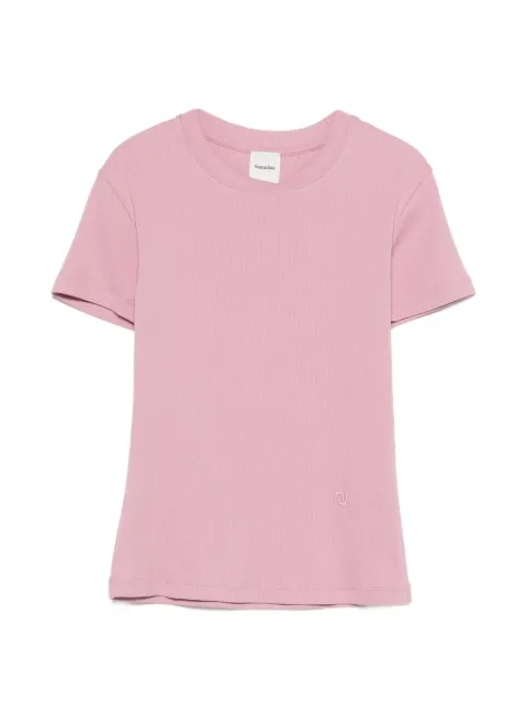 Nanushka slim fit cropped T-shirt Pink NW26PSTP10731