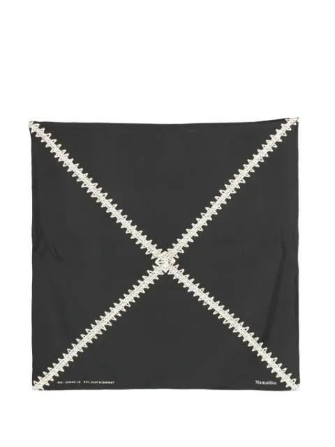 Nanushka silk scarf Black NU26PSSC02399