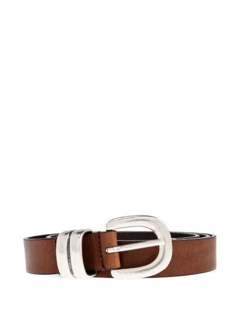 By Malene Birger Zoilo metal buckle belt Brown 102453
