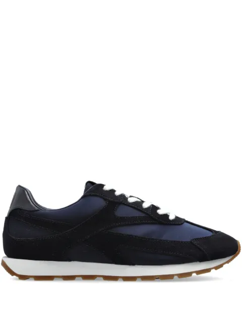 ANINE BING lace-up panelled suede sneakers Blue A1411821