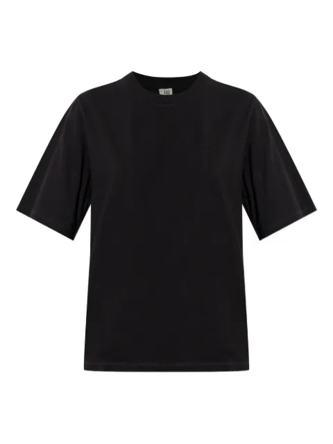 By Malene Birger Hedil cotton T-Shirt Black 101842