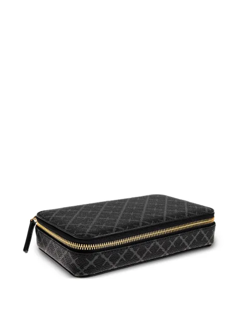 By Malene Birger Bea patterned zip jewellery box Black 103353