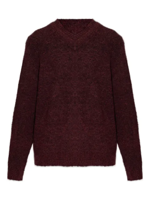 SAMSOE SAMSOE Safloyd v-neck knitted sweater Red M25400050