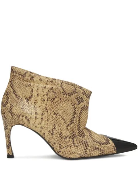 ROTATE BIRGER CHRISTENSEN pointed-toe leather boots Neutrals 1159993091