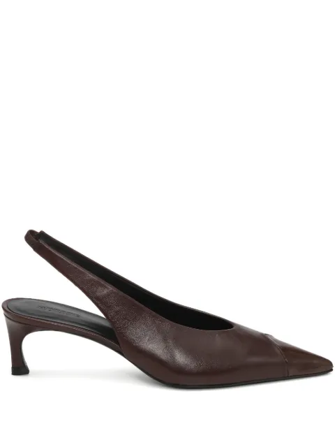 ROTATE BIRGER CHRISTENSEN slingback leather pumps Brown 115986573