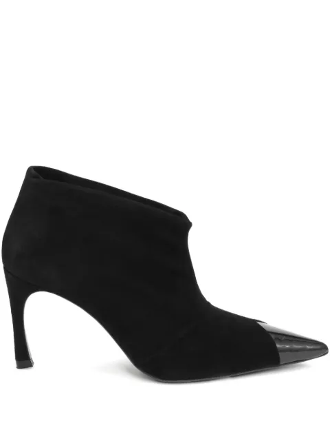 ROTATE BIRGER CHRISTENSEN pointed-toe suede boots Black 115998100