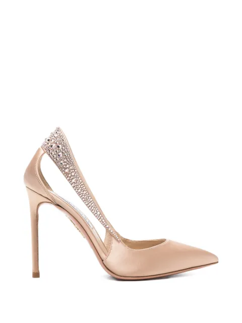 Aquazzura upper-embellished pumps Neutrals DLCHIGP0SAT