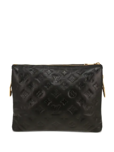 Louis Vuitton Pre-Owned 2020s Coussin monogram Empreinte leather cross body bag Black 424614