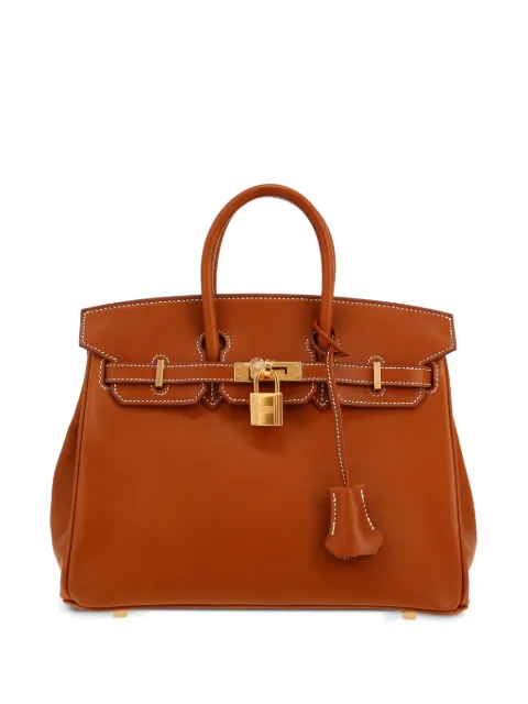 Hermès Pre-Owned 2021 Birkin 25 tote bag Brown 424073