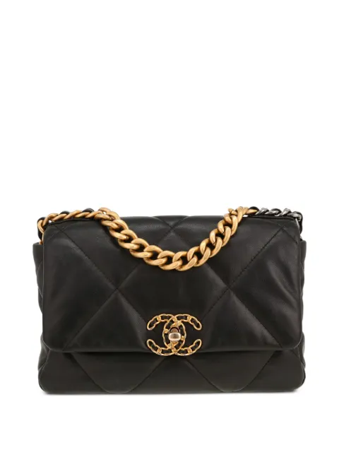 CHANEL Pre-Owned 2020 Chanel 19 shoulder bag Black 423951