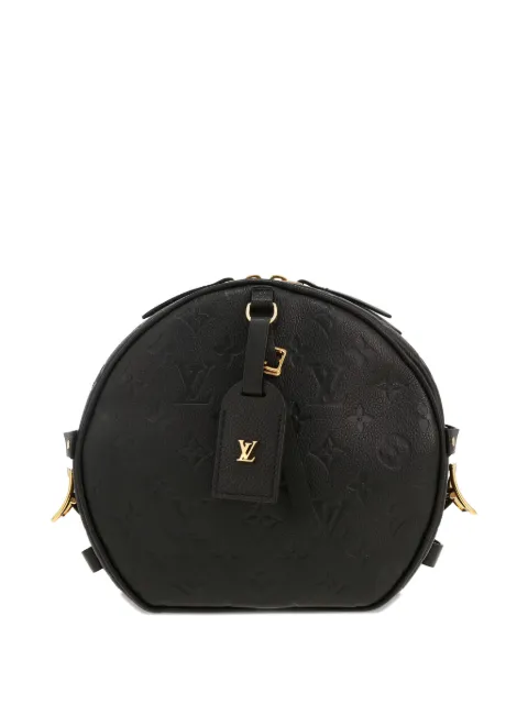 Louis Vuitton Pre-Owned 2020's Boîte Chapeau empreinte-monogram crossbody bag Black 421743
