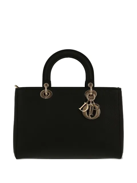 Christian Dior Pre-Owned 2020s Lady Dior grained-leather handbag Black 409307
